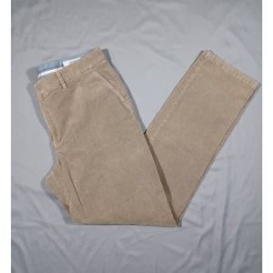 Williams & Kent Pants Mens 38x34 Brown Corduroy Manchester Relaxed‎ Fit New